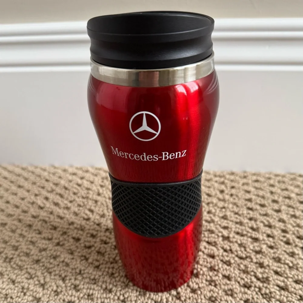 Mercedes-Benz Red Travel Thermos - Picture 1 of 5